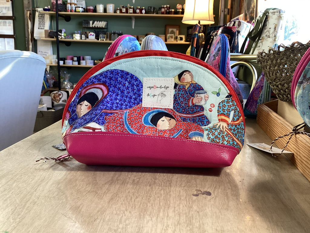 Small Zipper Pouch 8.5” x 4.5” (Dumpling)