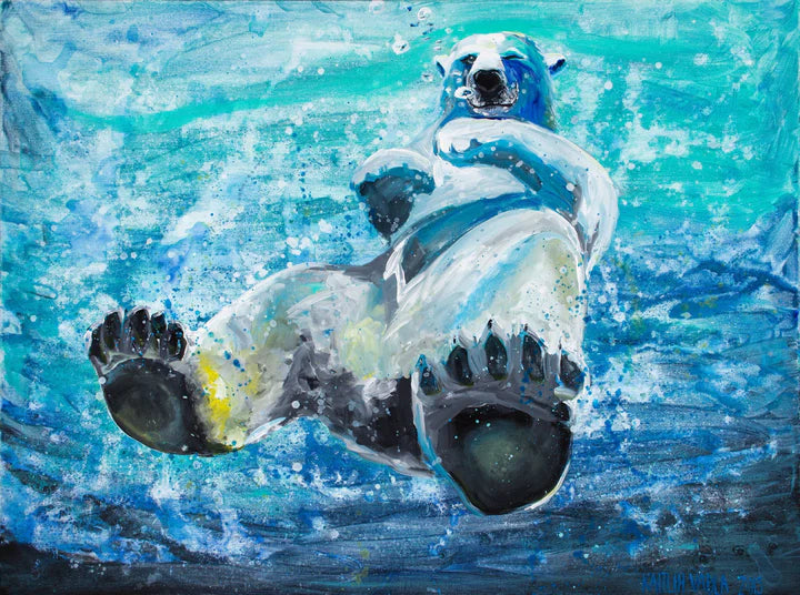 "Just Chillin Canvas Print" 20x16