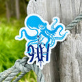 Sticker: Blue Octopus