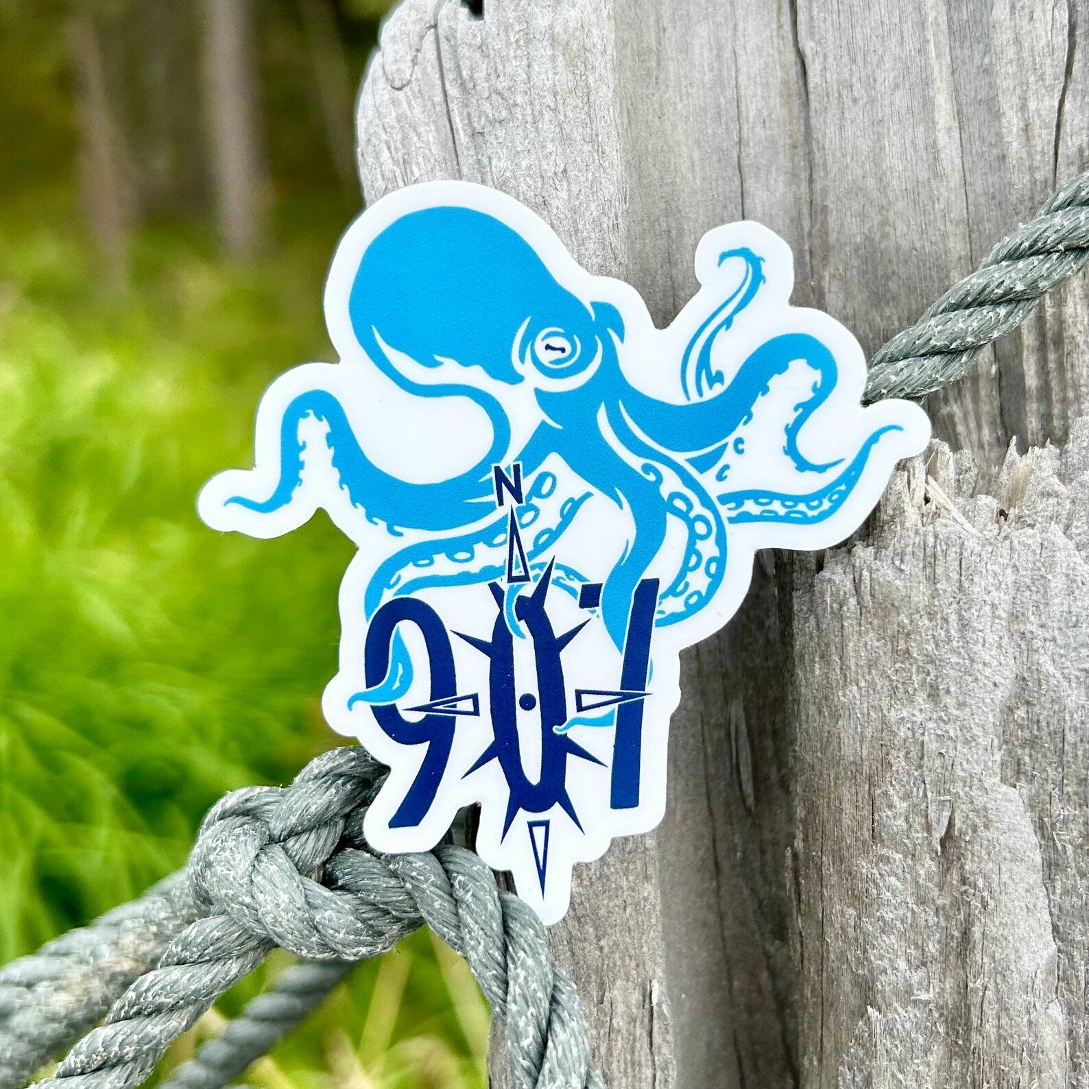 Sticker: Blue Octopus