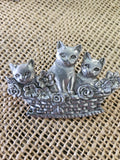 Vintage cat pin