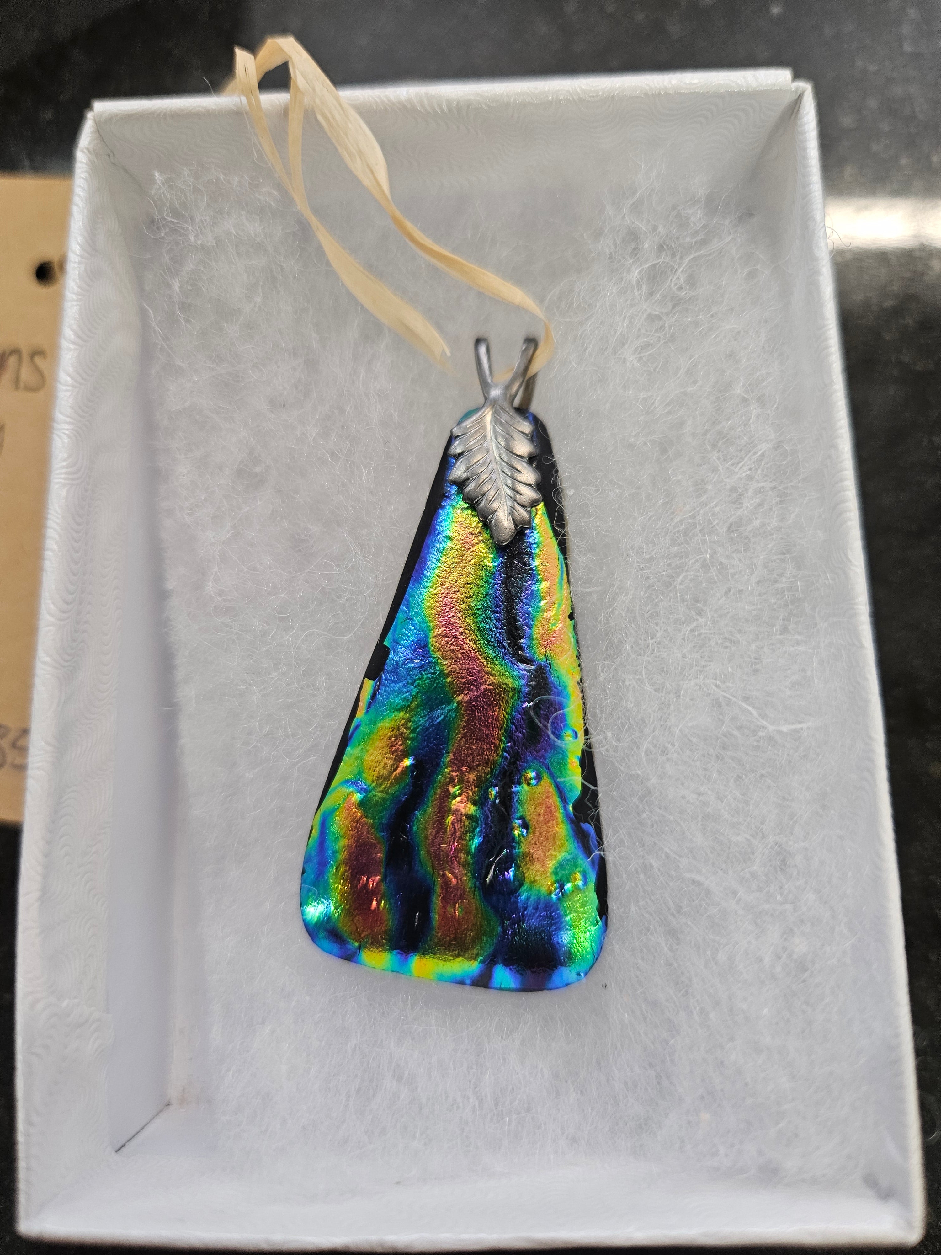 #113 Dichroic Pendant no chain