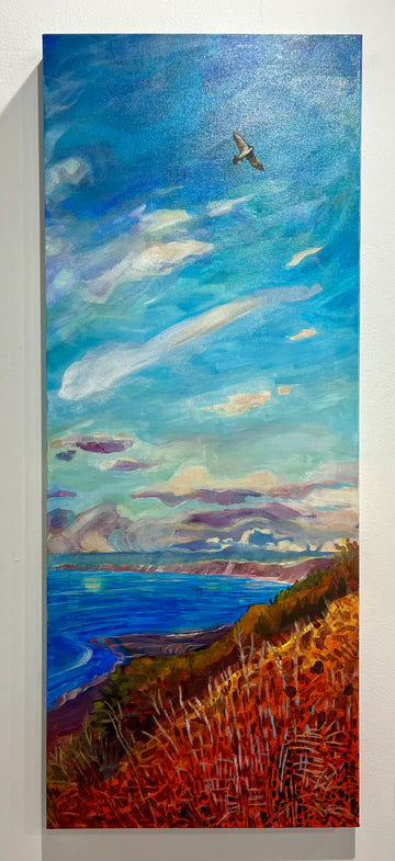 "Solitude" Acrylic on canvas 40x16