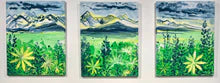 Triptych : "PLAY"  20x48 in
