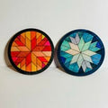 Wood circle ornament